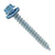 #14 x 2 inch #14 Type 17 Woodbinder Metal Roofing Screw Blue Pkg 250