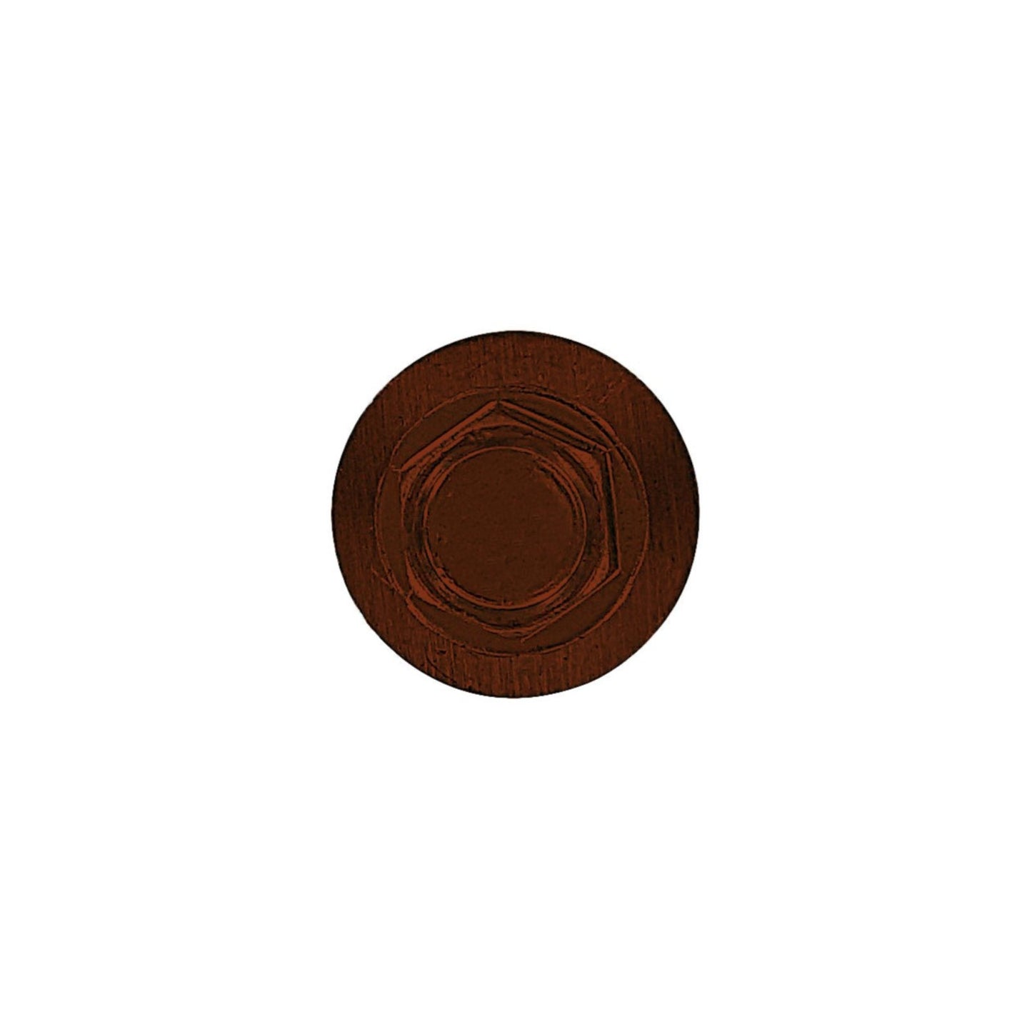 #14 x 1 inch #14 Type 17 Woodbinder Metal Roofing Screw Brown Pkg 250 image 2 of 2