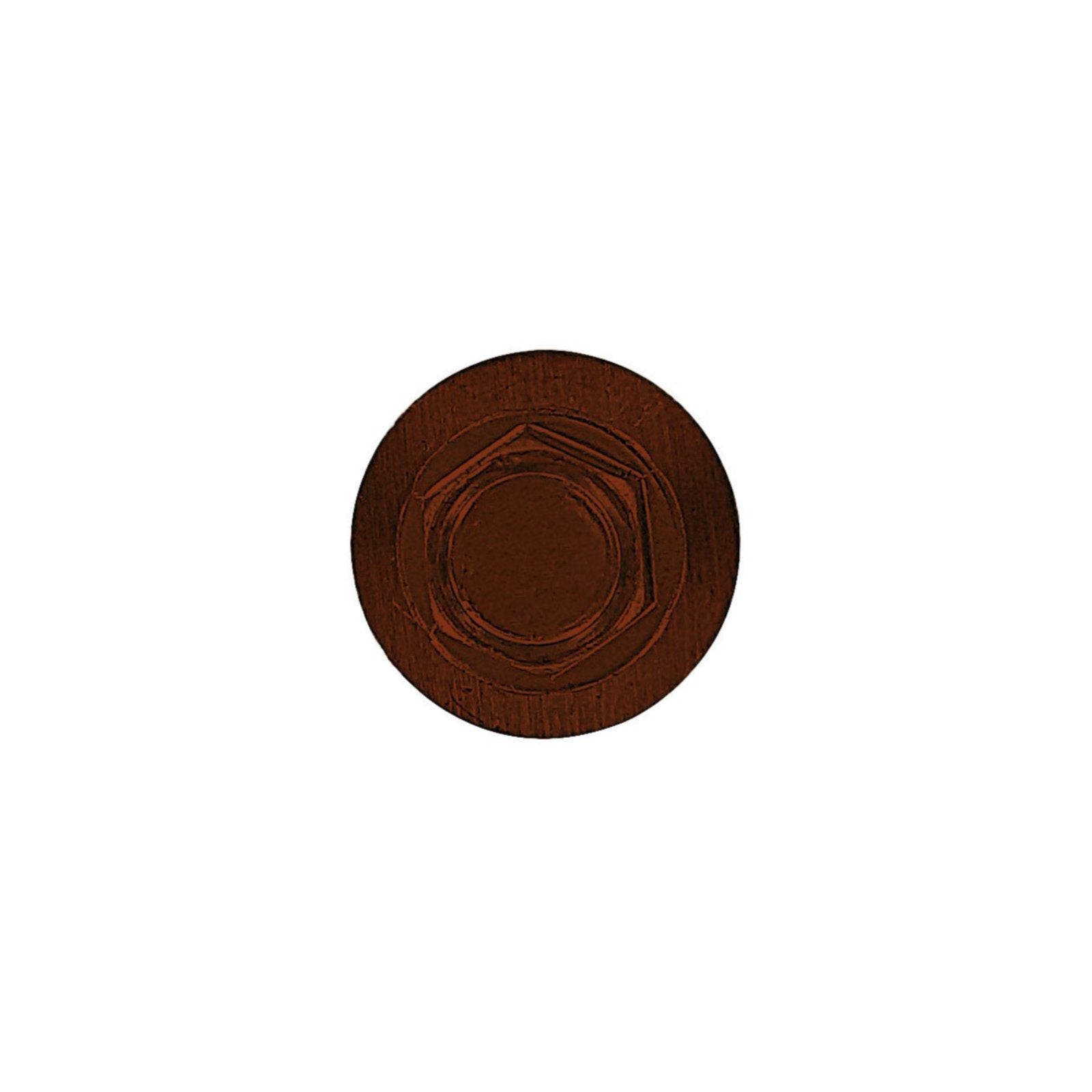 #14 x 1 inch #14 Type 17 Woodbinder Metal Roofing Screw Brown Pkg 250 image 2 of 2