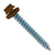 #14 x 2 inch #14 Type 17 Woodbinder Metal Roofing Screw Brown Pkg 250