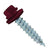 #14 x 114 inch #14 Type 17 Woodbinder Metal Roofing Screw Burgundy Pkg 250