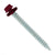 #14 x 212 inch #14 Type 17 Woodbinder Metal Roofing Screw Burgundy Pkg 250