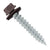 #14 x 112 inch #14 Type 17 Woodbinder Metal Roofing Screw Charcoal Gray Pkg 250