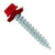 #14 x 112 inch #14 Type 17 Woodbinder Metal Roofing Screw Crimson Pkg 250