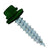 #14 x 114 inch #14 Type 17 Woodbinder Metal Roofing Screw Forest Green Pkg 250