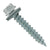#14 x 112 inch #14 Type 17 Woodbinder Metal Roofing Screw Light Gray Pkg 250