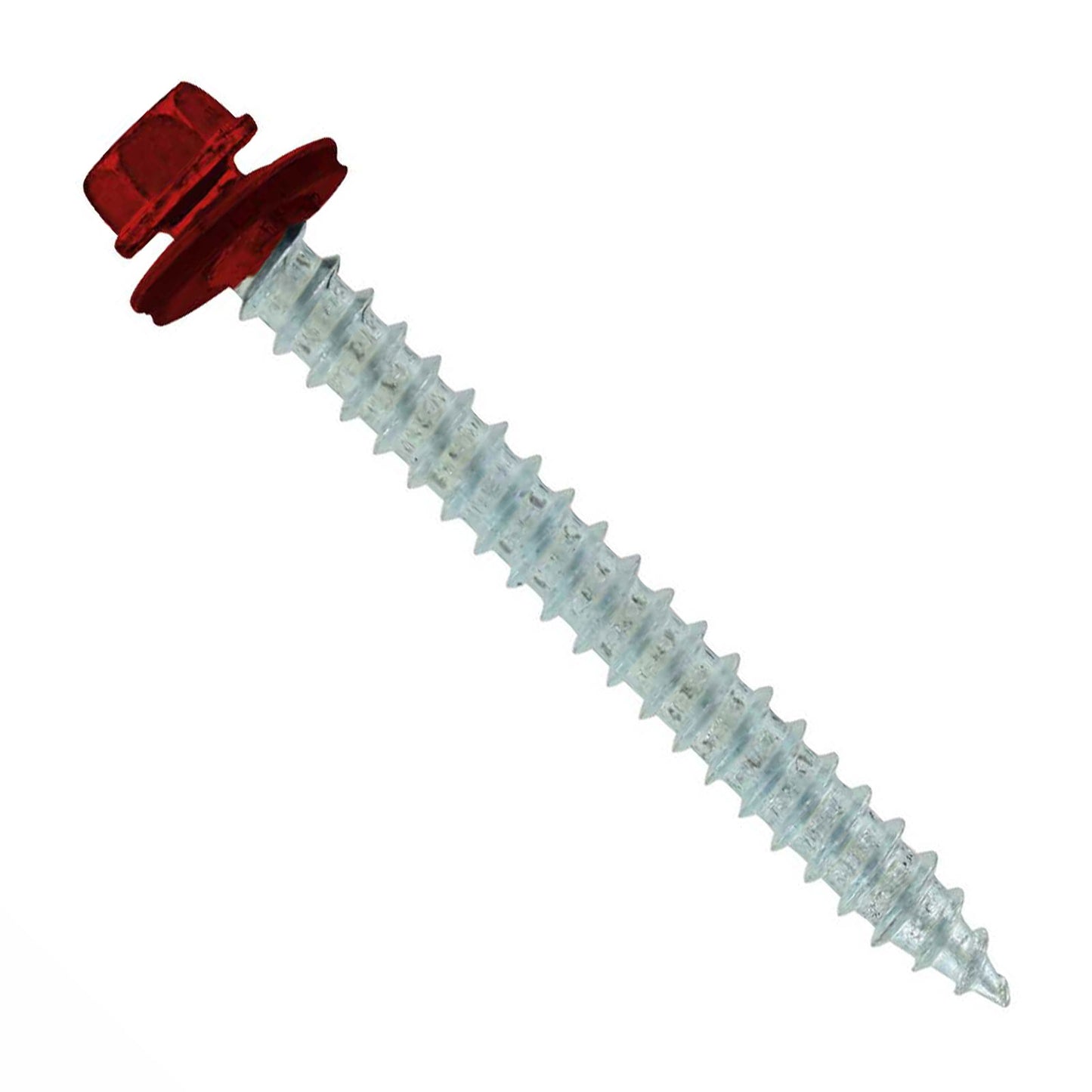 #14 x 212 inch #14 Type 17 Woodbinder Metal Roofing Screw Rustic Red Pkg 250