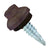 1/4 x 7/8 ZXL Steelbinder Metal Roofing Stitch Screw Koko Brown, Pkg 250
