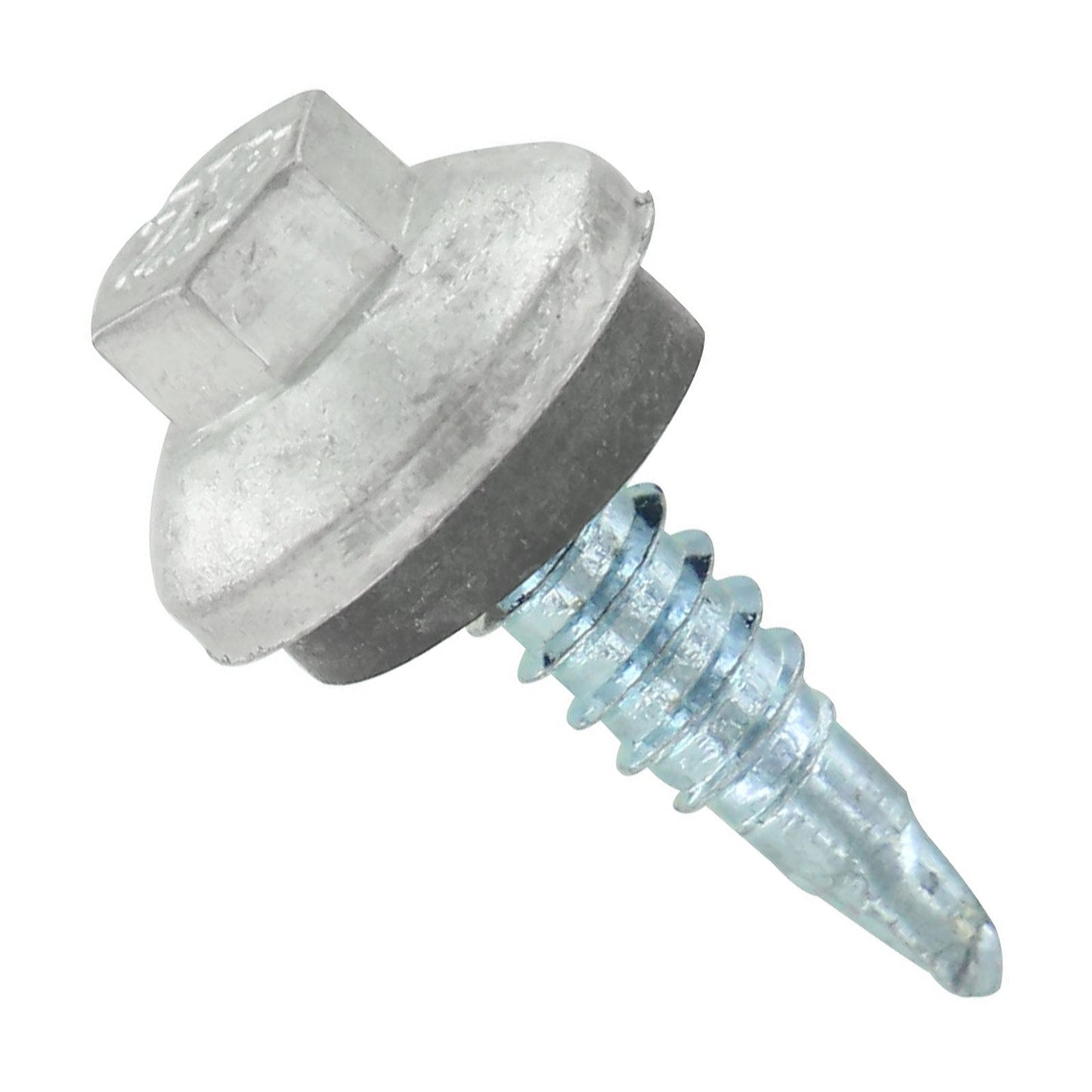 1/4" x 7/8" ZXL Steelbinder Metal Roofing Stitch Screw - Alamo White, Pkg 250