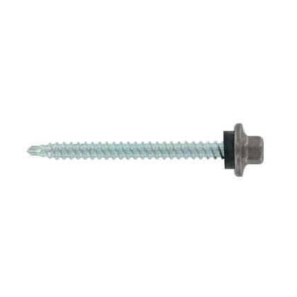 #9 x 2 ST-XL Woodbinder Metal Roofing Screw Ash Gray, Pkg 250