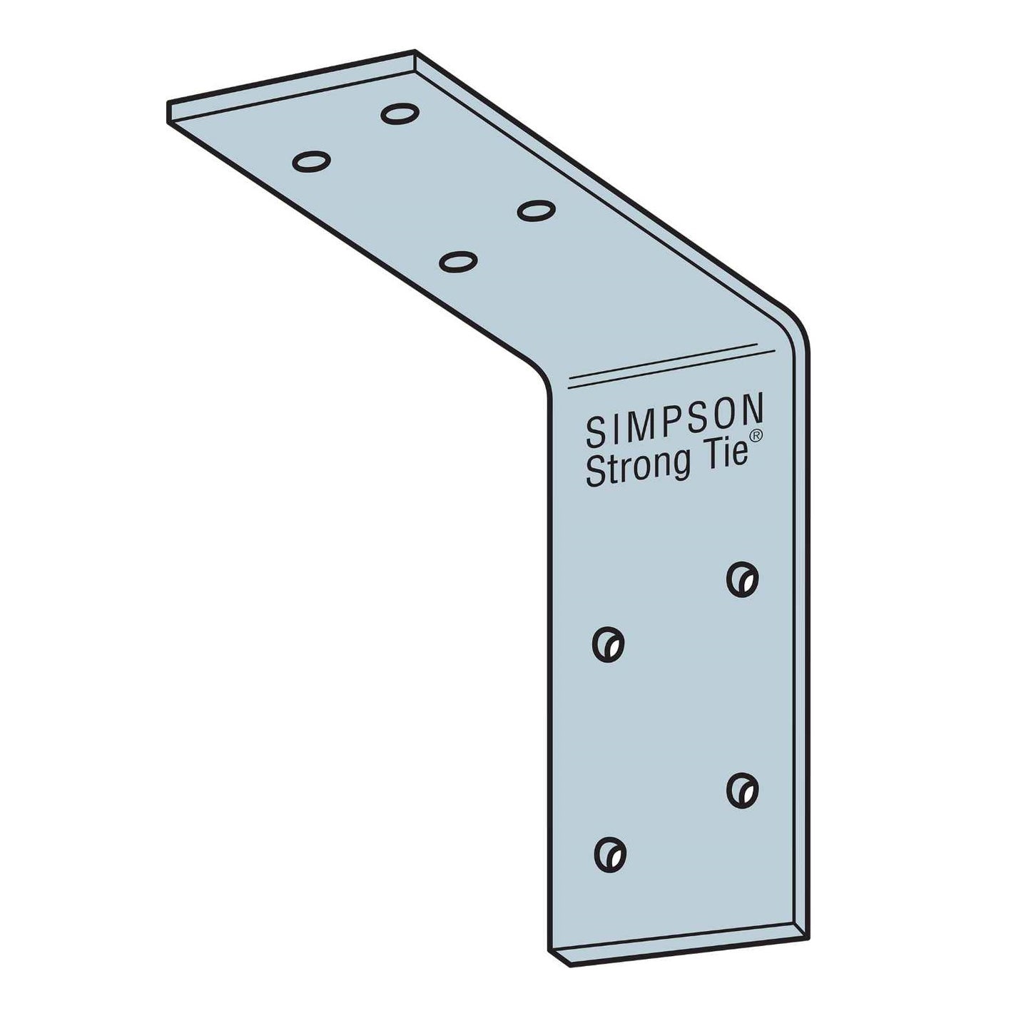 Simpson A33 3 inch x 3 inch Angle G90 Galvanized