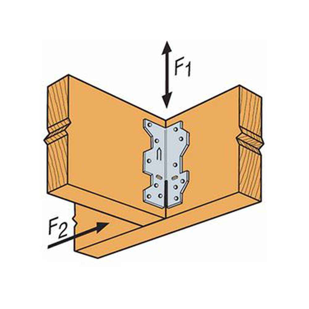 Simpson A35Z 1716 inch x 412 inch Framing Angle Anchor Zmax Finish imageimage 4 of 5