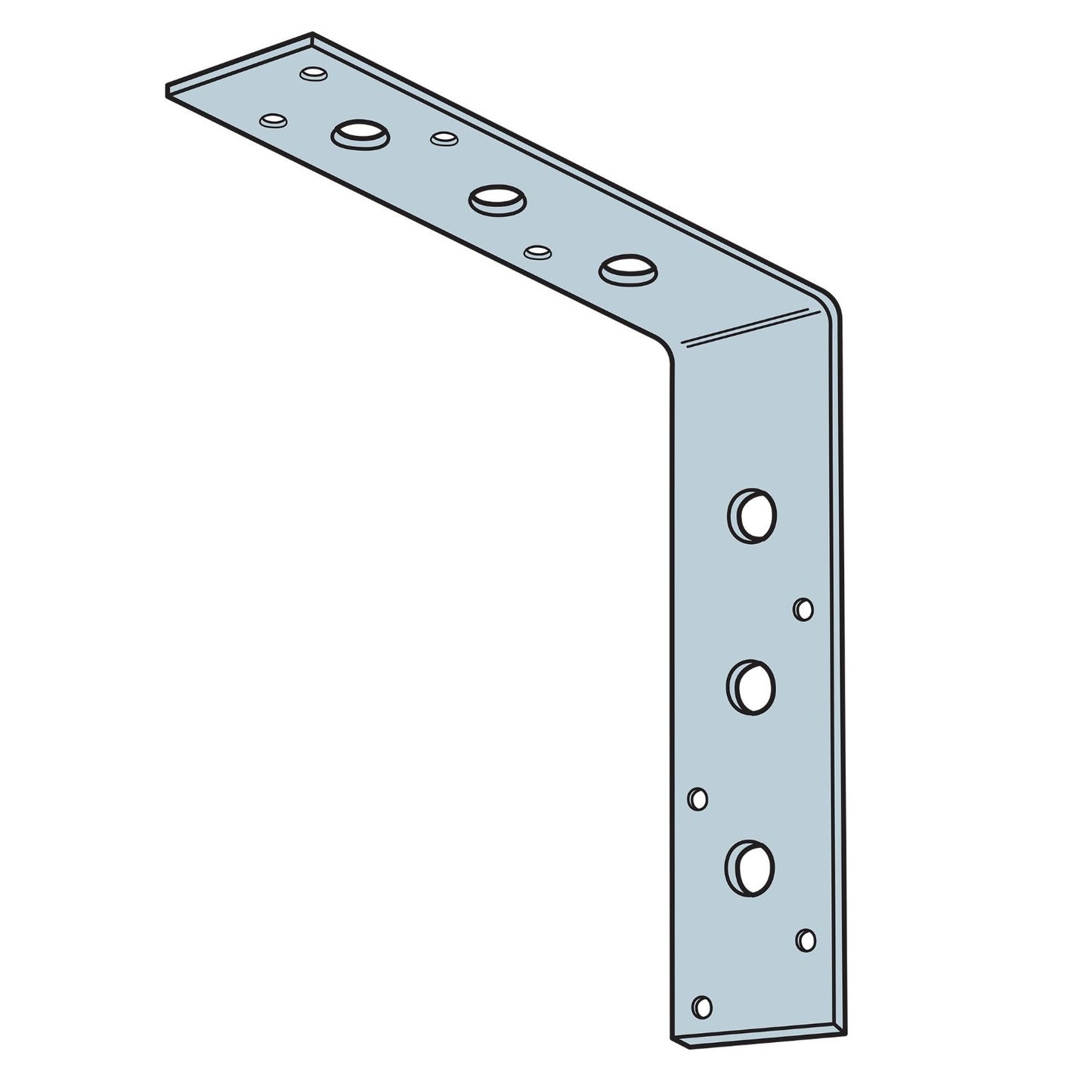 Simpson A88 8 inch x 8 inch Angle G90 Galvanized