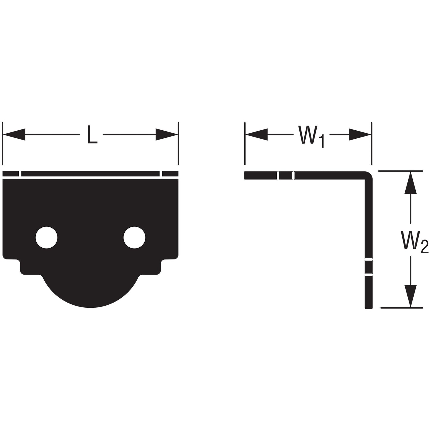 Simpson Black APA6 Outdoor Accents With Required Hardware