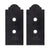 Simpson APB44DSP 4x4 Decorative Post Base Side Plate Black Powder Coat image 1 of 3