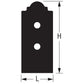 Simpson APB44DSP 4x4 Decorative Post Base Side Plate Black Powder Coat image 2 of 3