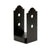 Simpson APB44R Ornamental Rough Cut Post Base Black Powder Coat