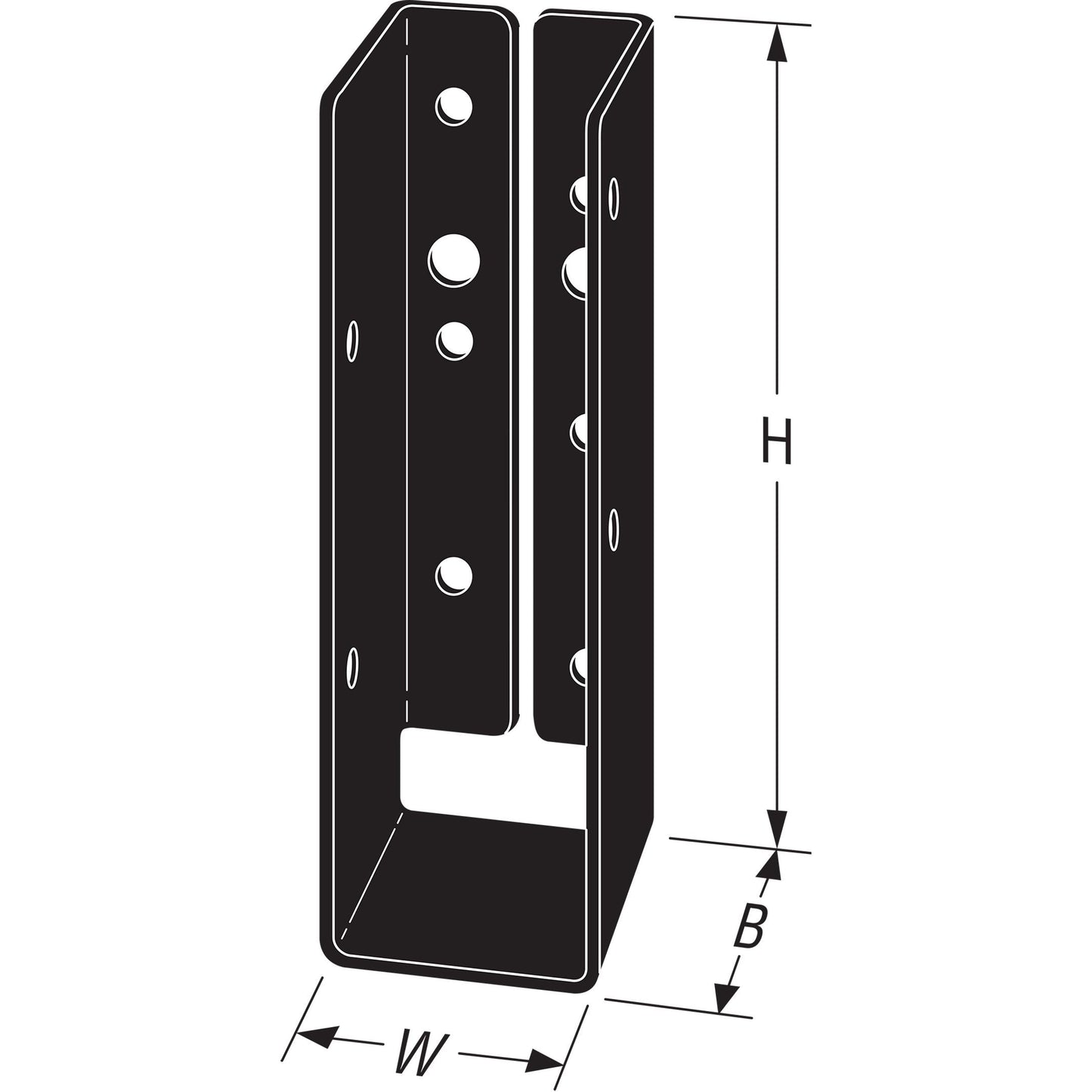 Simpson Black APLH26 Outdoor Accents With Required Hardware