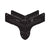 Simpson APRTC2 Rigid Tie Corner Connector - Black Powder Coat