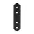 Simpson APST412 Ornamental 4x Flat Strap Black Powder Coat image 1 of 3