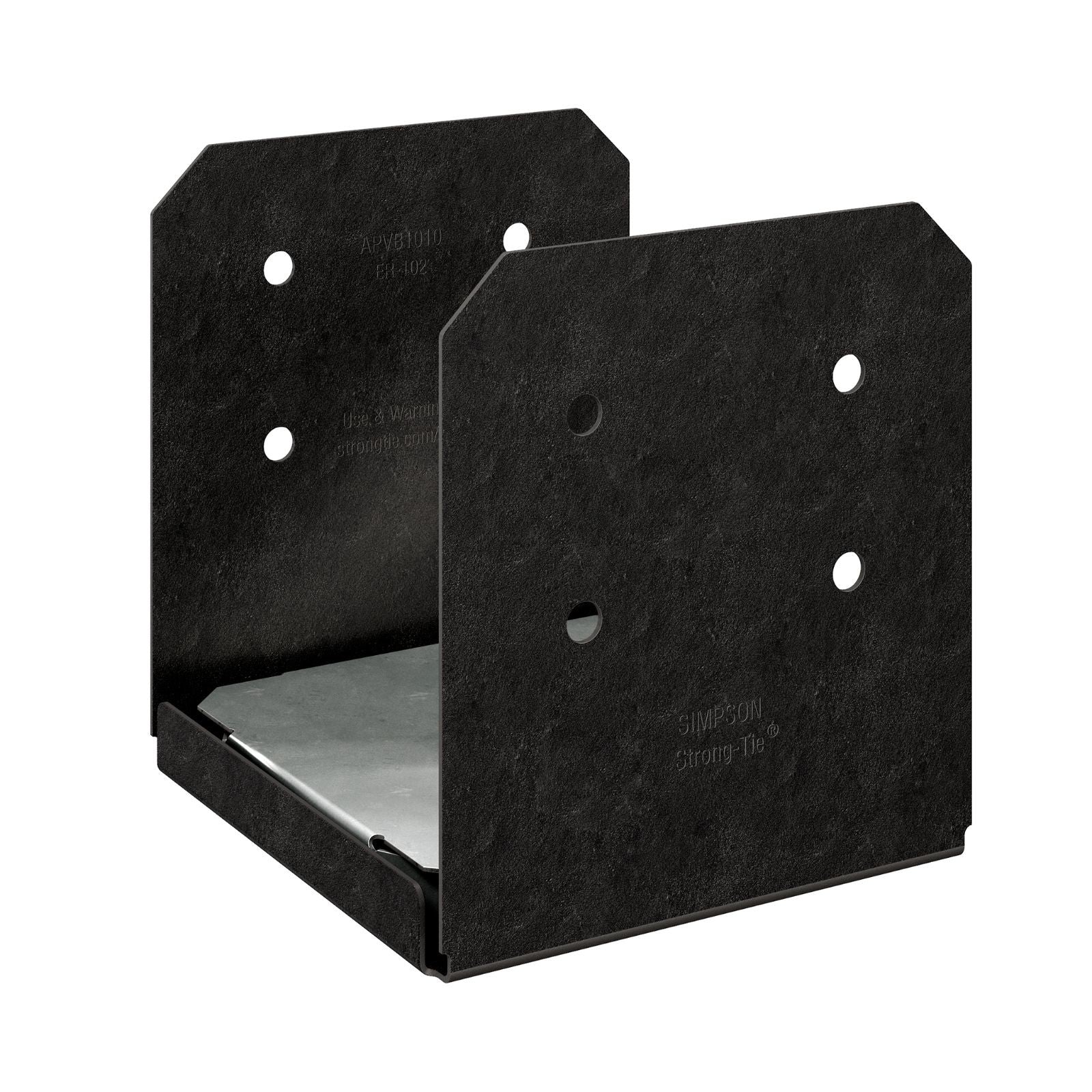 Simpson APVB1010 Avant Ornamental 10x10 Post Base Black Powder Coat image 1 of 4