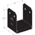 Simpson APVB66 Avant Ornamental 6x6 Post Base Black Powder Coat image 1 of 4 image 2 of 4 image 3 of 4