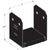 Simpson APVB66R Avant Rough 6x6 Ornamental Post Base Black Powder Coat image 1 of 4 image 2 of 4 image 3 of 4