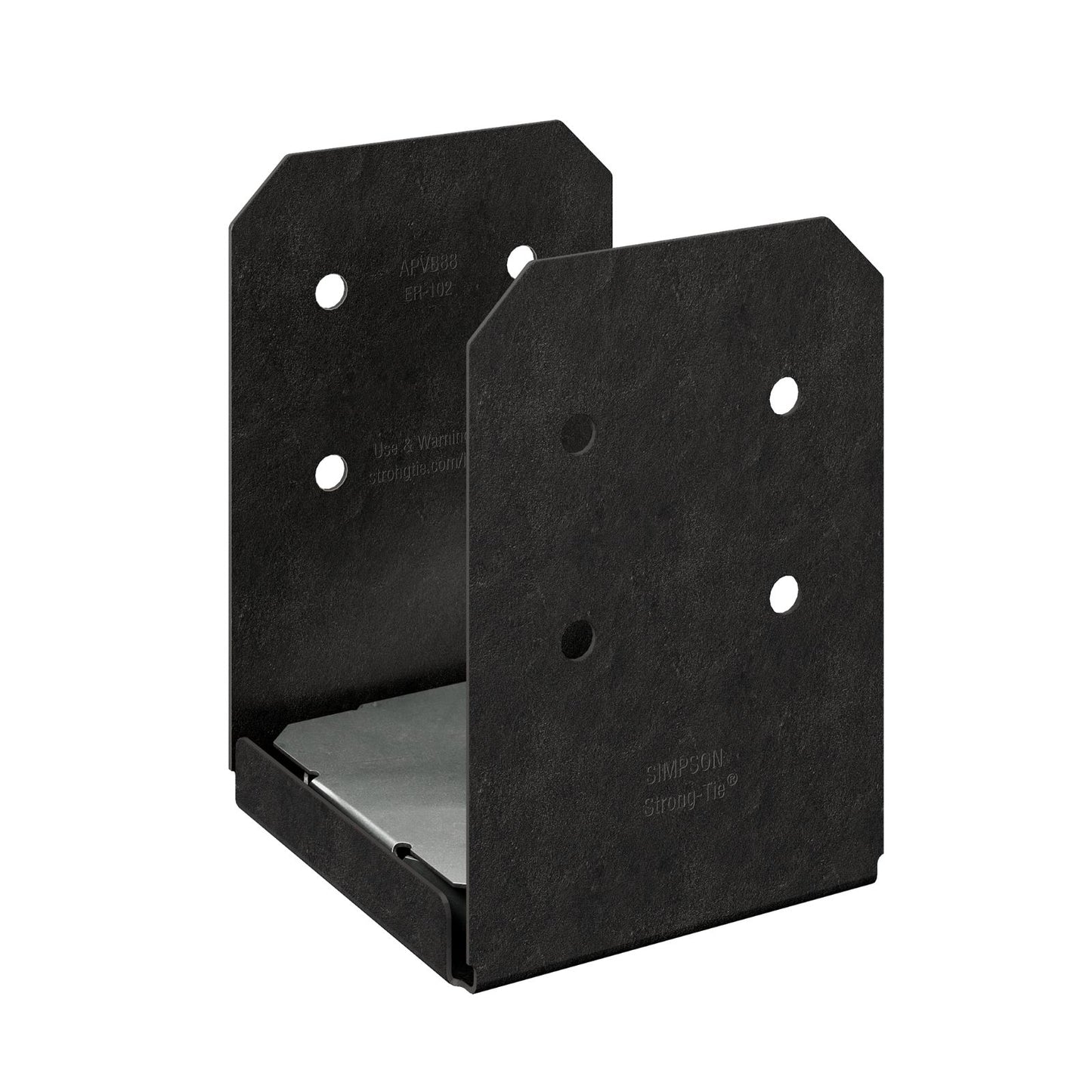 Simpson APVB88 Avant Ornamental 8x8 Post Base Black Powder Coat image 1 of 4