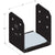 Simpson APVB88R Avant Rough 8x8 Ornamental Post Base Black Powder Coat image 1 of 4 image 2 of 4 image 3 of 4