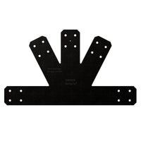 Simpson APVGP612 Avant Decorative Gable Plate - Black Powder Coat