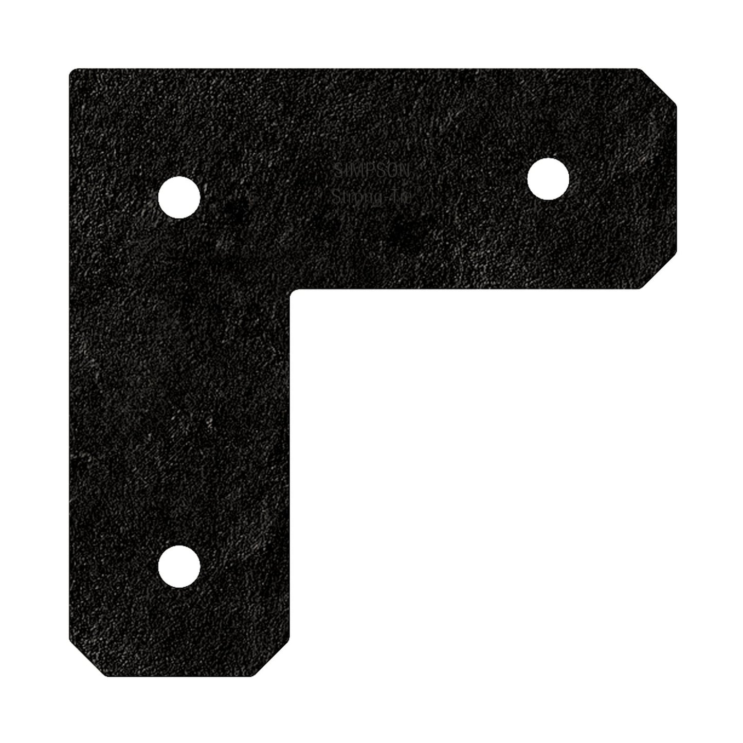Simpson APVL4 Avant Ornamental L Strap Black Powder Coat image 1 of 4
