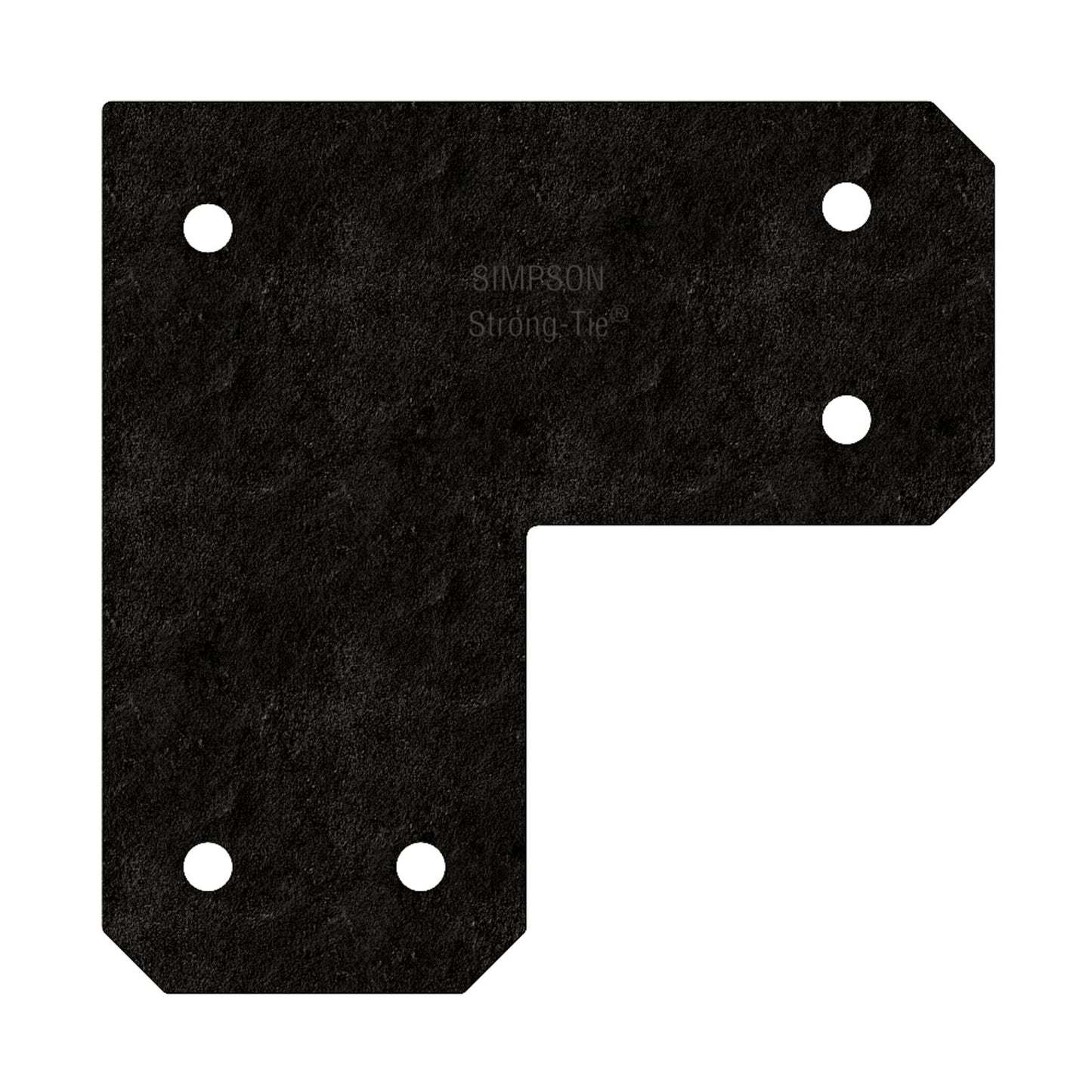 Simpson APVL6 Avant Ornamental L Strap Black Powder Coat image 1 of 4