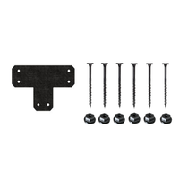 Simpson Strong-Tie APVT6 Avant Decorative T Strap for 6x Lumber - Black Powder Coat, ZMAX | Fasteners Included