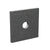 38 inch Hole Flat Bearing Plate 2 inch x 2 inch x 316 inch Uncoated