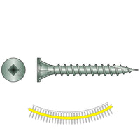 #10 x 158 inch Quik Drive CB3BLG FiberCement Board Screw Coarse Thread C3 Galvanized Pkg 1500 image 1 of 2