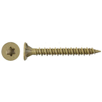 #8 X 158 inch Cement Board Screw HighLow Thread T25 Star Drive Pkg 600 image 1 of 2