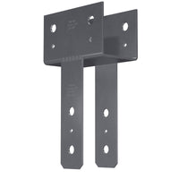 Simpson CC5 146ROT Column Cap (90 Deg Rotated Straps) Gray Paint