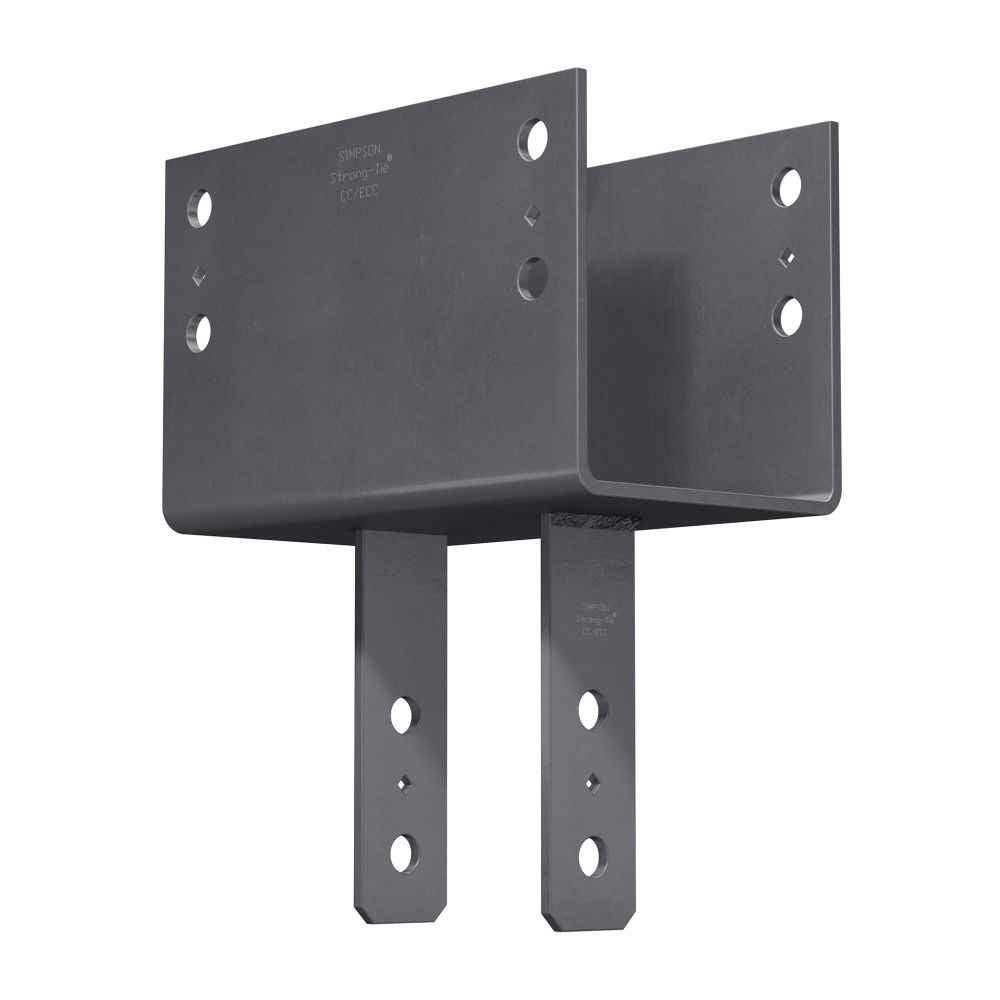 Simpson CC78 Column Cap Gray Paint