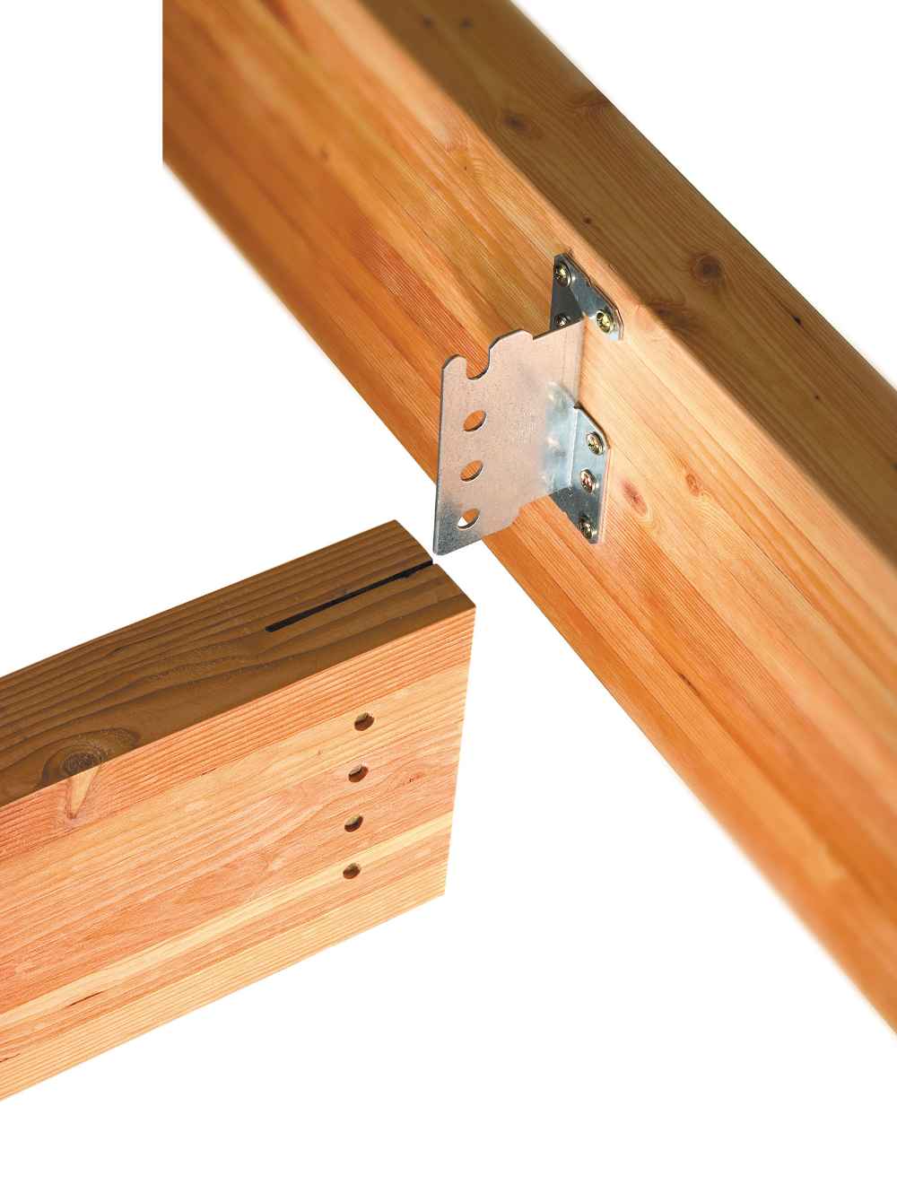 Simpson CJT6ZL Concealed Joist Tie w Long Pins ZMAX Finish image 3 of 5