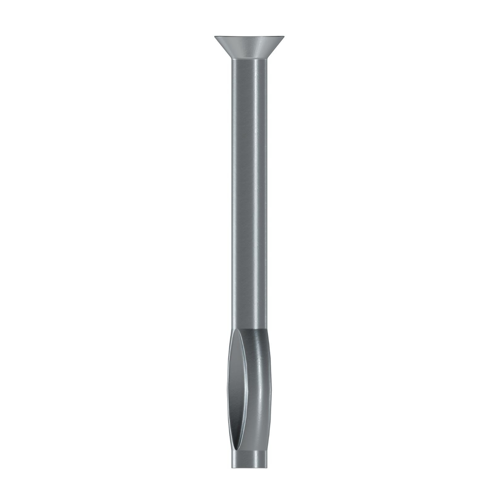 Lexar Industrial (70) 1/4 X 3-1/2 Split Drive Anchors - Flat Head, Hammer-In, Zinc Steel