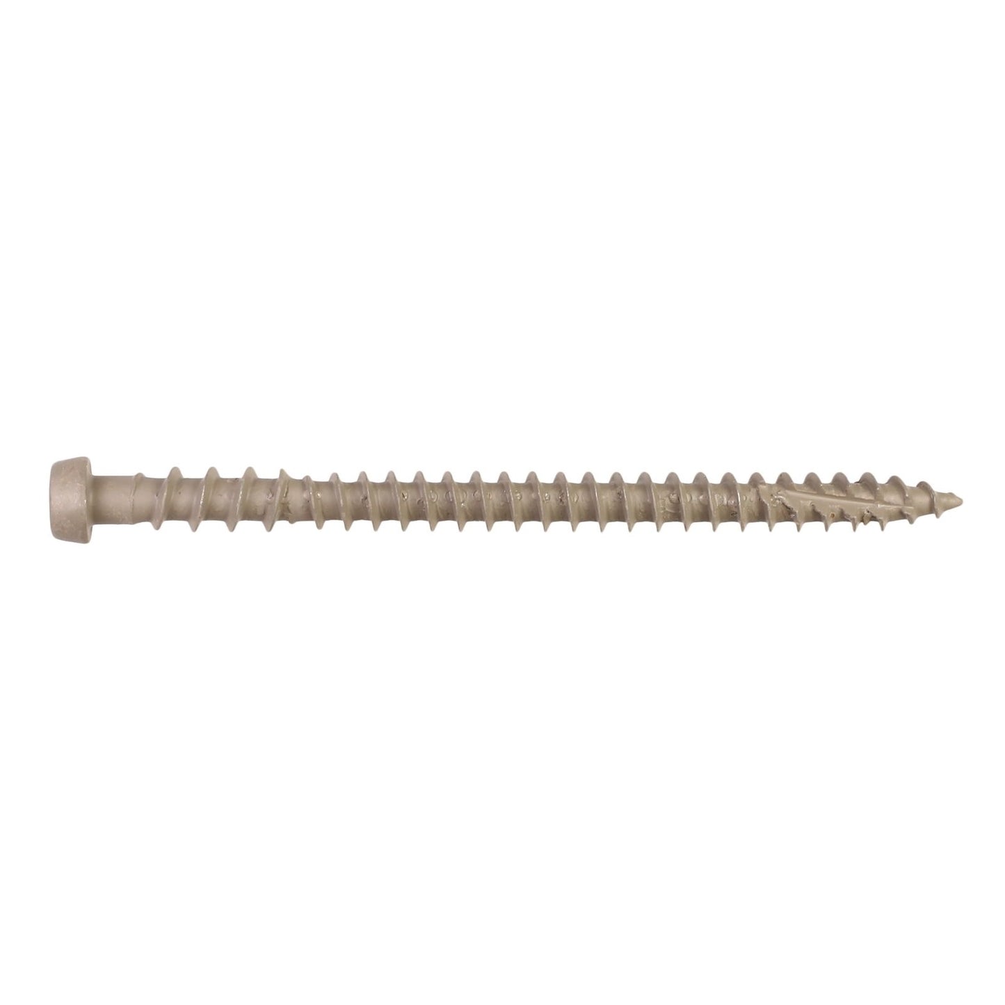 #10 x 234 inch DCU Composite Decking Screw Gray 01 Pkg 350