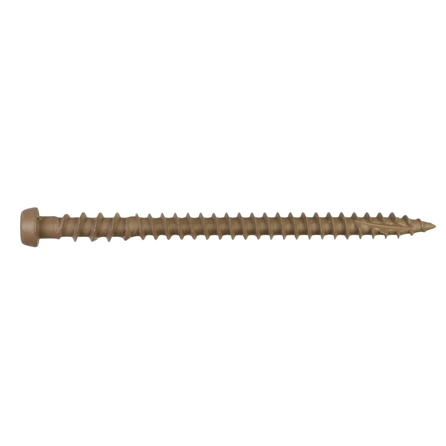#10 x 234 inch DCU Composite Decking Screw Tan Pkg 1750