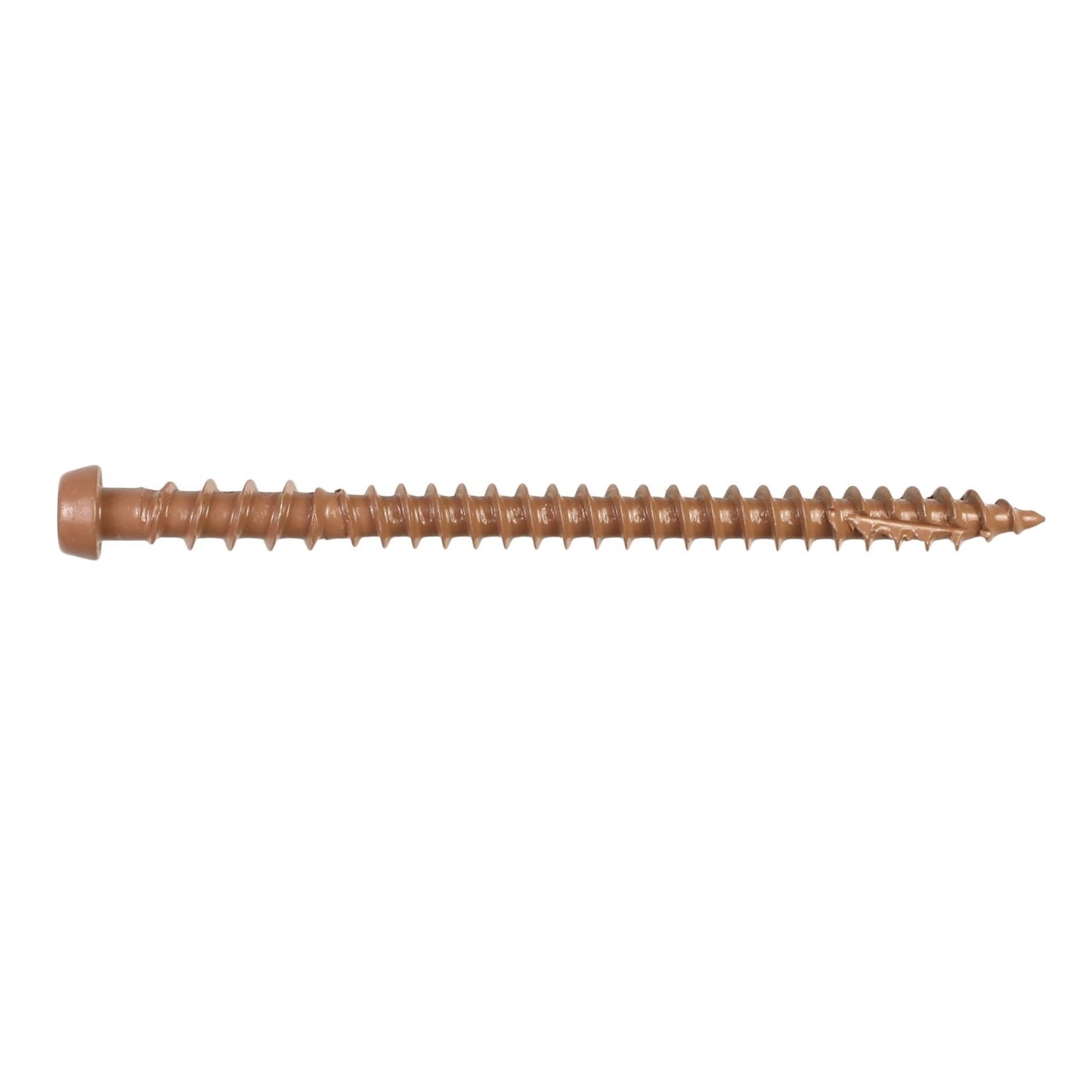 #10 x 234 inch Quik Drive DCU Composite Decking Screw Brown05 Pkg 1000 image 1 of 2