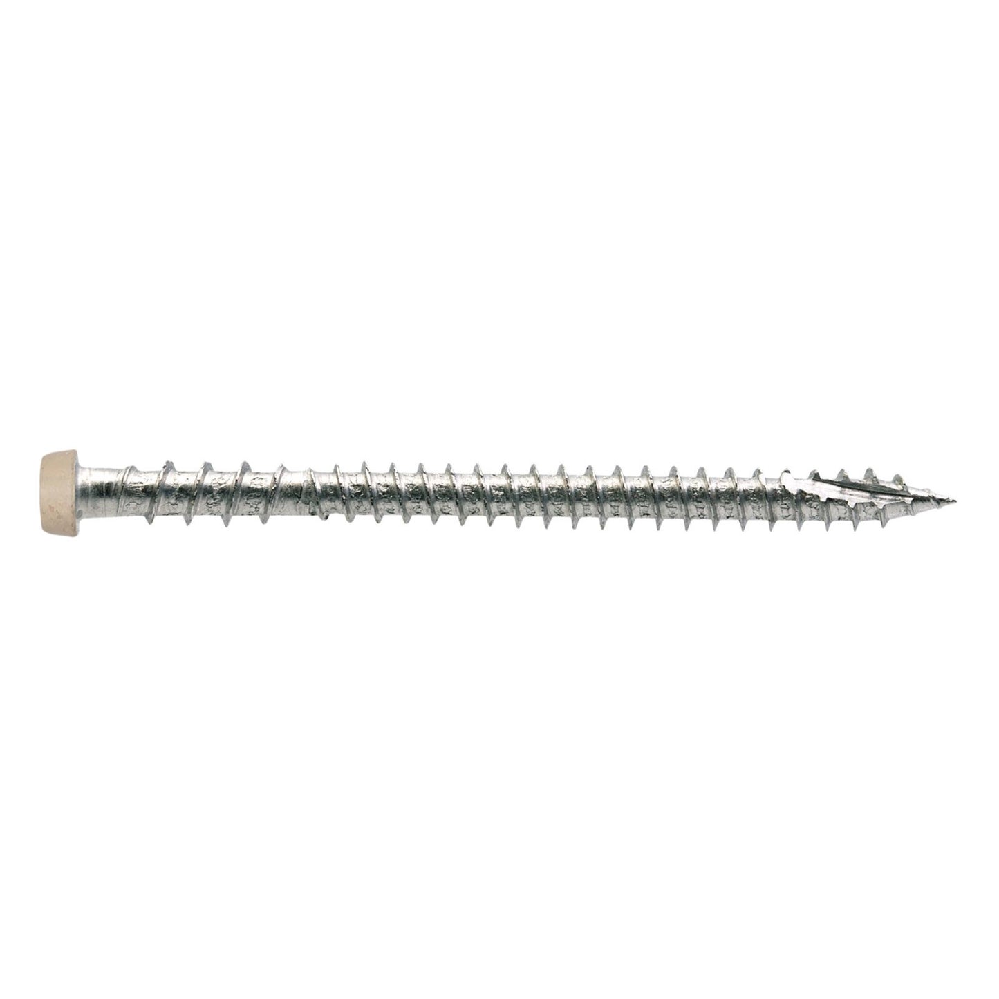 #10 x 234 inch Quik Drive 316 Stainless DCU Composite Deck Screw Tan 02 Pkg 1000
