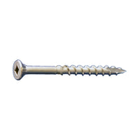 #8 x 1-1/4" #2 Square Flat Head Deck Screw - 305 Stainless Steel, Pkg 5000