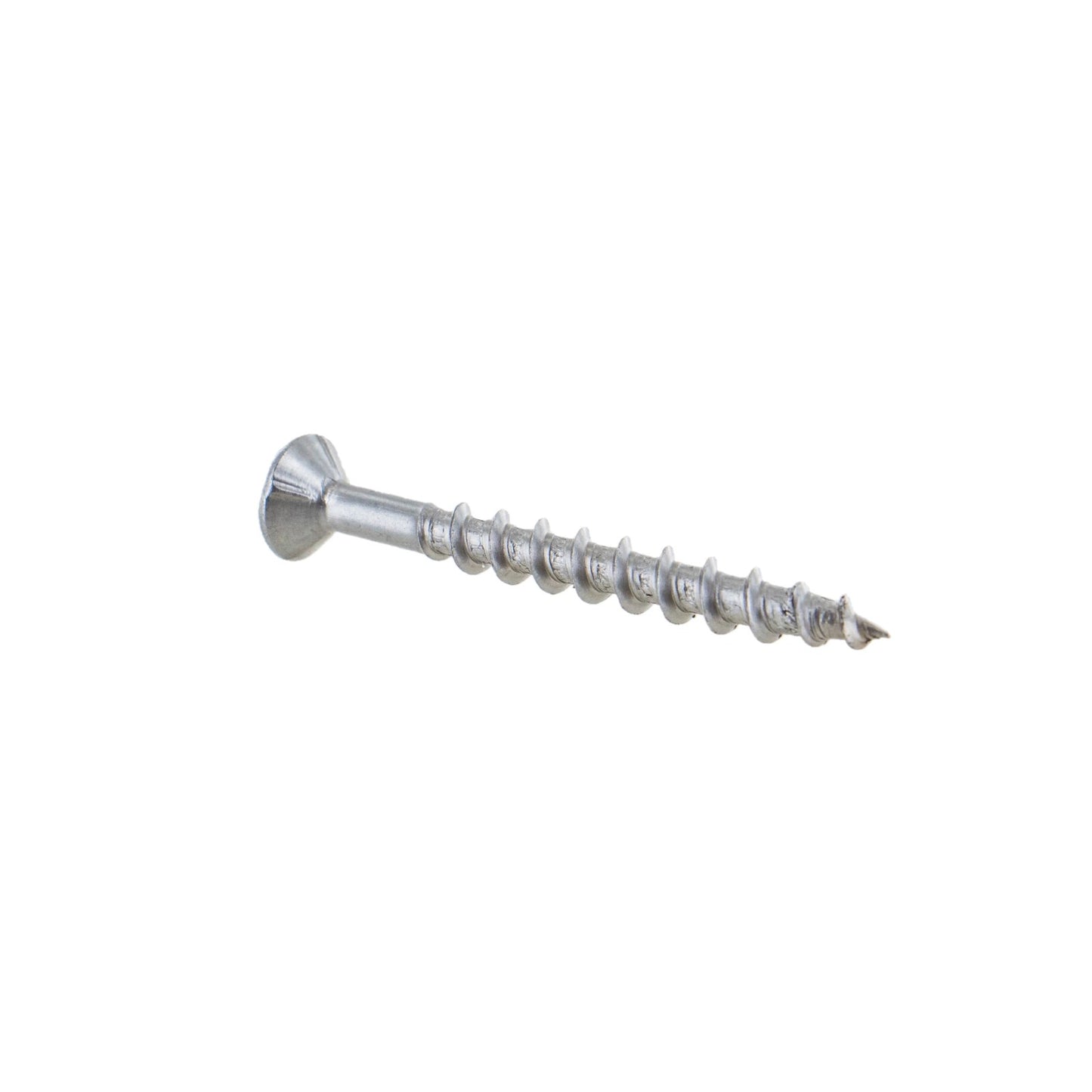 #8 x 1-5/8" Conquest Flat Head Deck Screws - 316 Stainless, 350 piece bucket