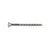 A single #7 x 1-5/8 inch Conquest trim head deck screw made of 316 stainless steel.