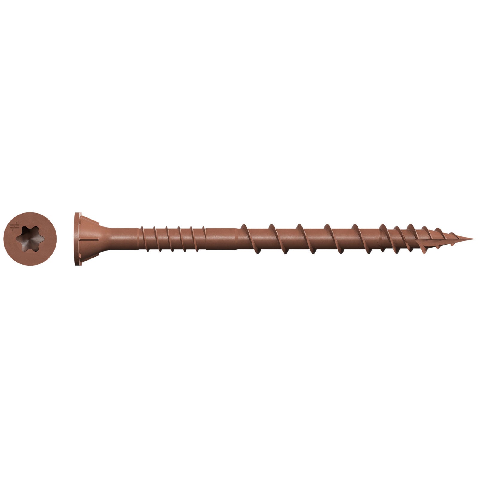 BNUOK Wood Screws 1-5/8 inch, Deck Screws #8 x 1-5/8, (126pcs) 1lb, Rust Resist BNUOK Wood Screws 1-5/8 inch, Deck Screws #8 x 1-5/8, (126pcs) 1lb, Rust Resist