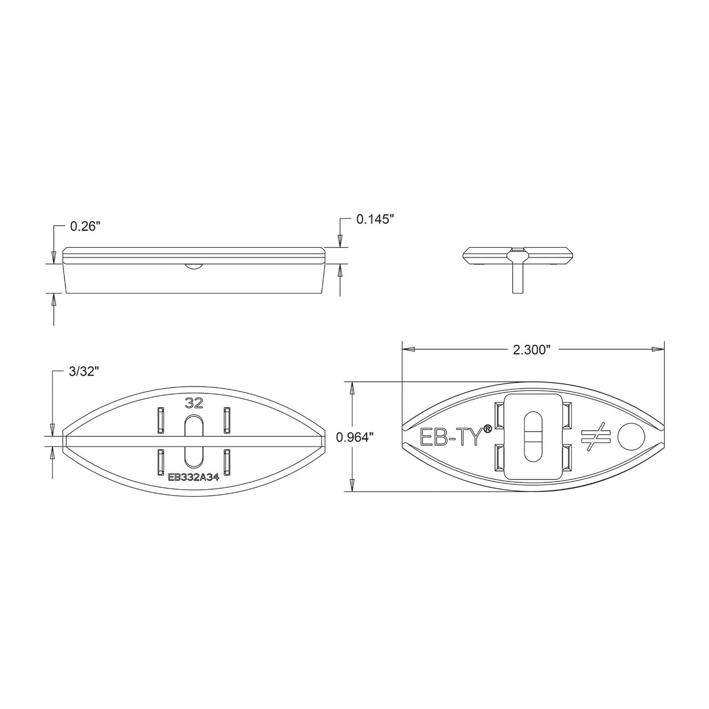 Simpson EB332WP316R175 332 inch Premium Hidden Deck Fastening System 1 inch Sleeper Installation Pkg 175 image 4 of 6