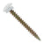 #10 x 2 inch Eclipse Woodbinder Metal Roofing Screw Bright White Pkg 250